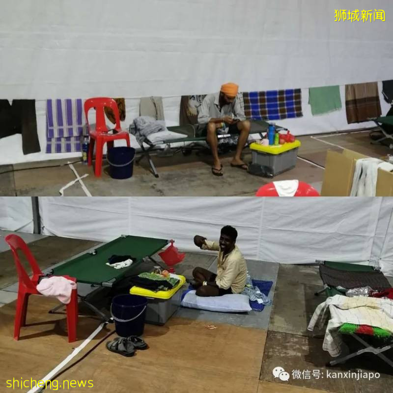 康複客工的隔離生活:睡地上、簡易小床等!
