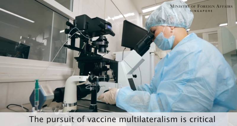 外交部長維文在第75屆聯合國大會指出,全球需要多邊主義疫苗,需要加強國際間合作