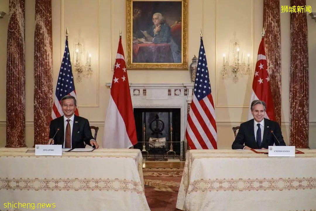 新美建交55周年，新加坡外长维文出访美国，签署合作备忘录,探讨多领域合作