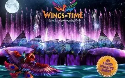 新加坡最美海滩灯光秀“时光之翼”回来啦