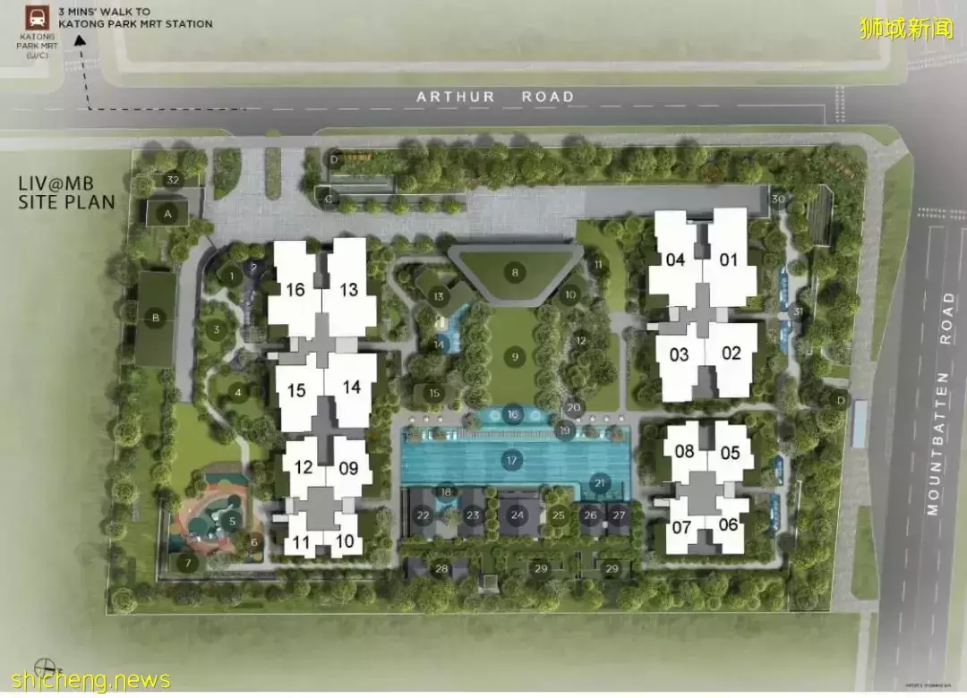 新加坡買房 LIV@MB 東海岸富人區瑰寶樓盤 近地鐵戶型超贊