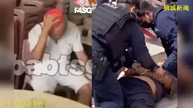 阿叔红山咖啡店挥刀砍人 75岁老翁头部受伤送院