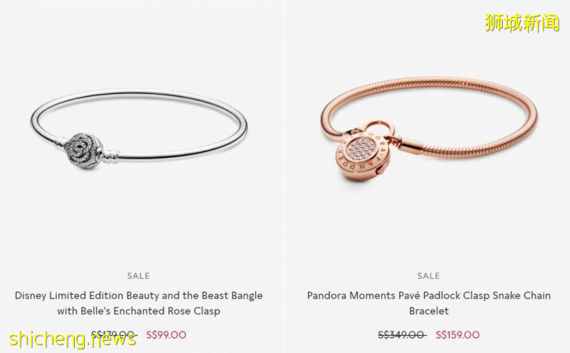 Pandora開啓線上大促低至5折!超多明星款式參與活動~有效期至7月5日!