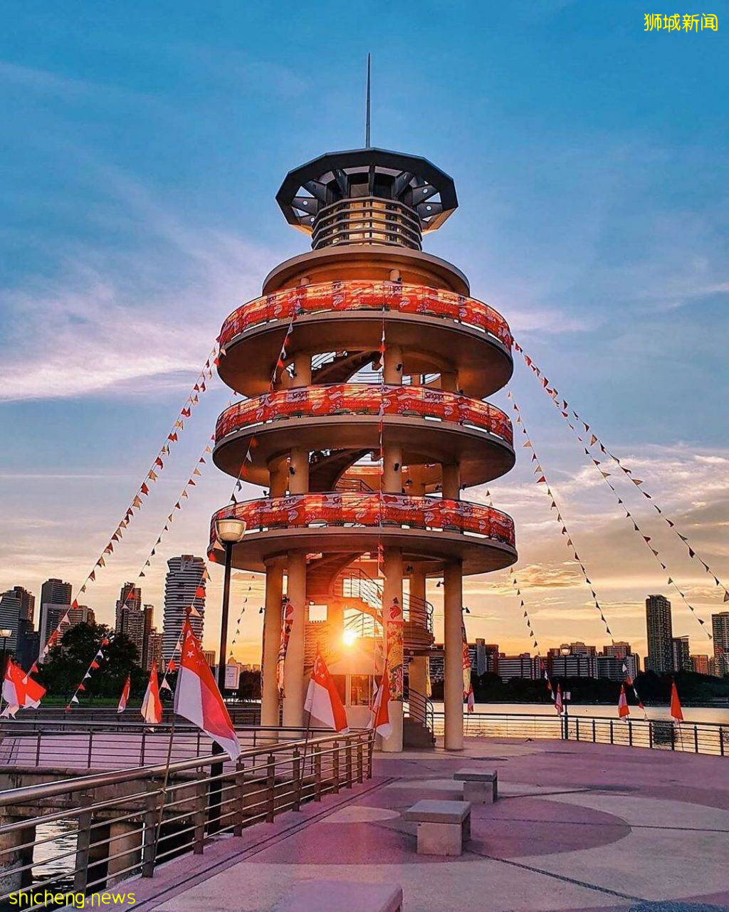 新加坡隐藏秘境🌿 Tanjong Rhu Promenade小众散步地点!累了一天就去看看城市天际线吧✨