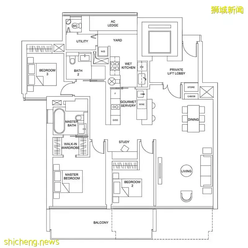 【现房促销】新加坡CBD黄金地段!670平海景楼阁Marina One滨海盛景豪苑发展商“放价”促销
