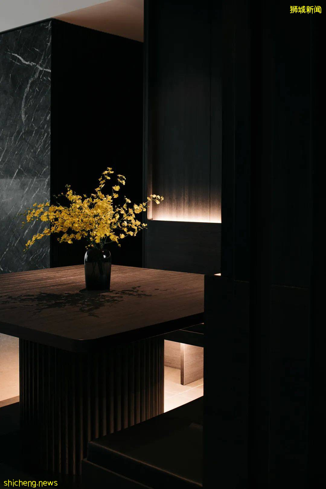 146㎡ 黑色调公寓,打造别样的轻奢感