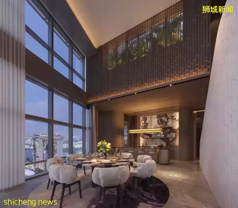 濱海灣居(Marina Bay Residences)的 "空中別墅 "售價1.1111億新元