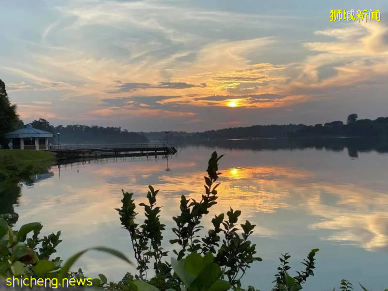 昨天傍晚，你是否欣賞到美麗的日落和絢麗的彩虹