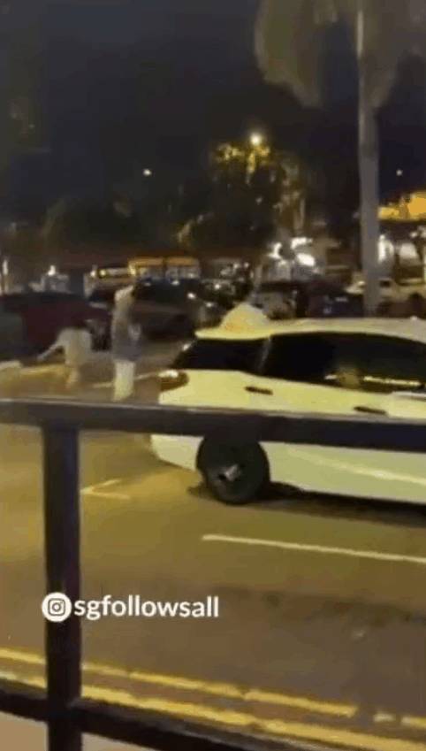 視頻曝光!新加坡年輕人深夜鬥毆,10男女烏節路拉拉扯扯