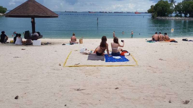 下周热浪来袭,前往圣淘沙海滩记得提前预约