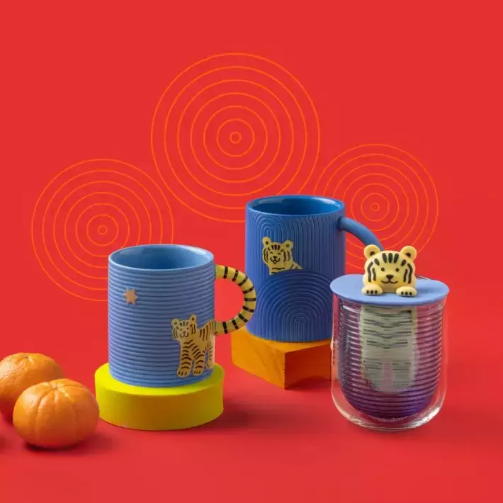 星巴克虎年限定系列即將上市!超萌小老虎主題杯子&公仔,1月5日起發售