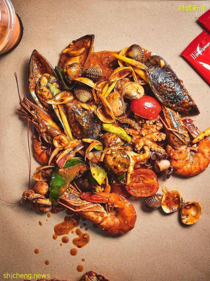 泰国老火车夜市风格海鲜桶！12新币起狂吃海鲜 