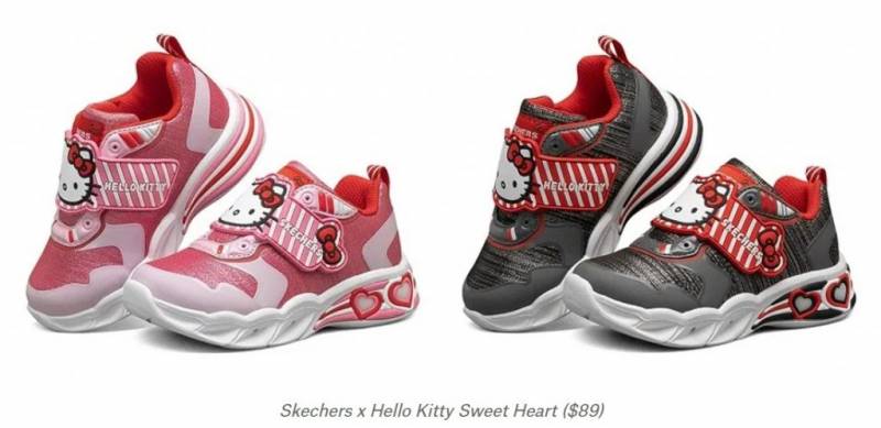 前方高萌預警!Skechers x Hello Kitty超可愛聯名款來啦!!LAZADA已經開售,線下門店10月5日發售