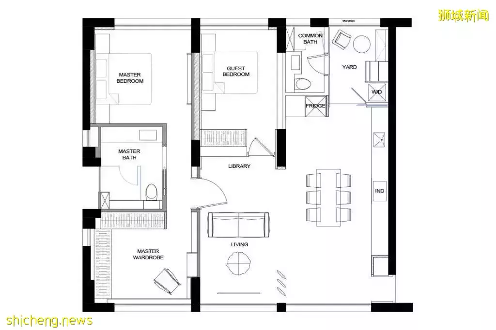 新加坡設計,極簡而不失溫暖
