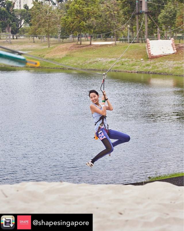 驚險刺激！挑戰人猿泰山一樣的飛躍、水面滑索等超好玩項目！就在Bedok蓄水池Forest Adventure