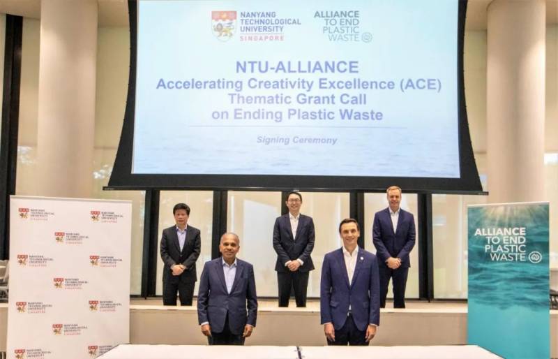 南洋理工大學承諾將投入120萬新幣解決塑料汙染問題