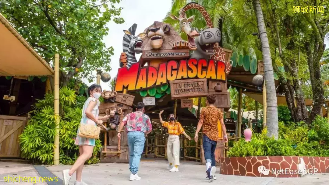 快来新加坡环球影城加入梦工厂动画大片《马达加斯加》