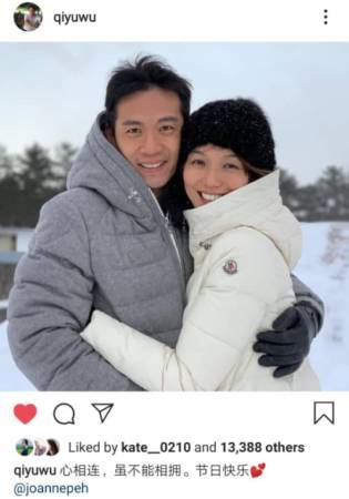 “有你安好”! 与戚玉武结婚6周年 白薇秀收蛋糕好感动