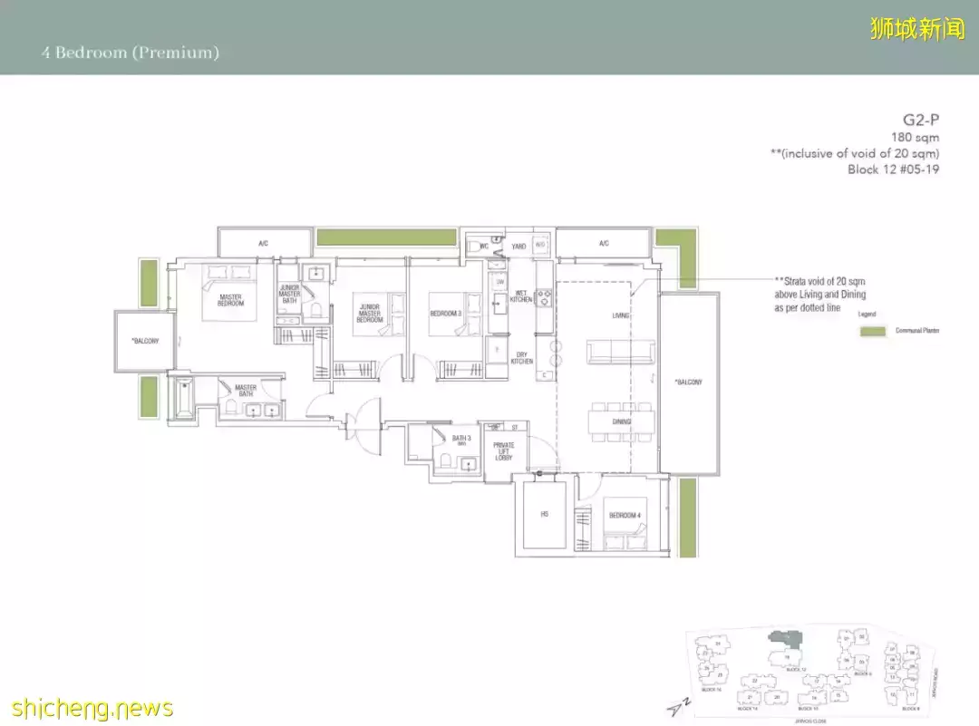 新加坡又出全景观公寓,示范了真正的花园式小区