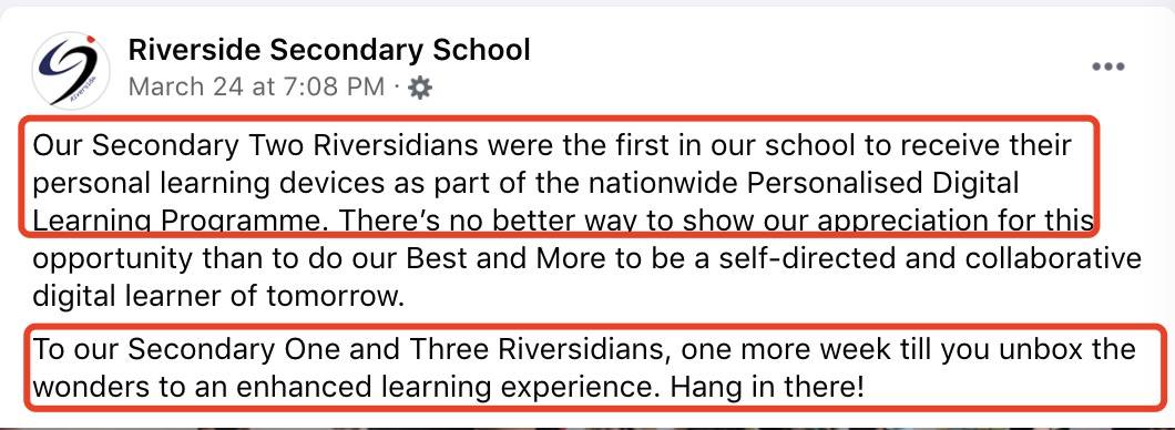羡慕！新加坡这间中学给每个学生发全新iPad！“贵校还收人吗？”