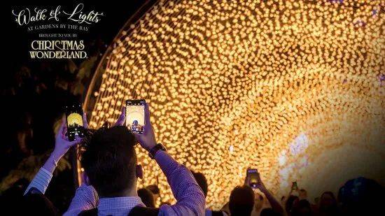 新加坡滨海湾花园圣诞仙境线上线下同开放!可以和圣诞老人通视频哟
