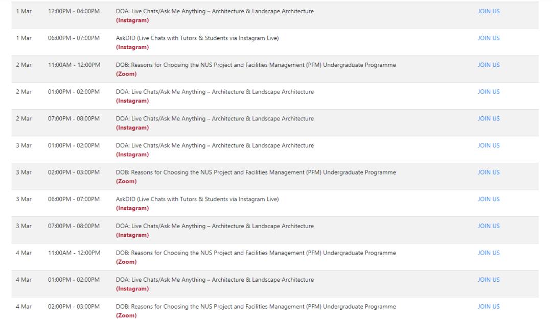 想要報考NUS嗎？這個線上校園開放日不要錯過