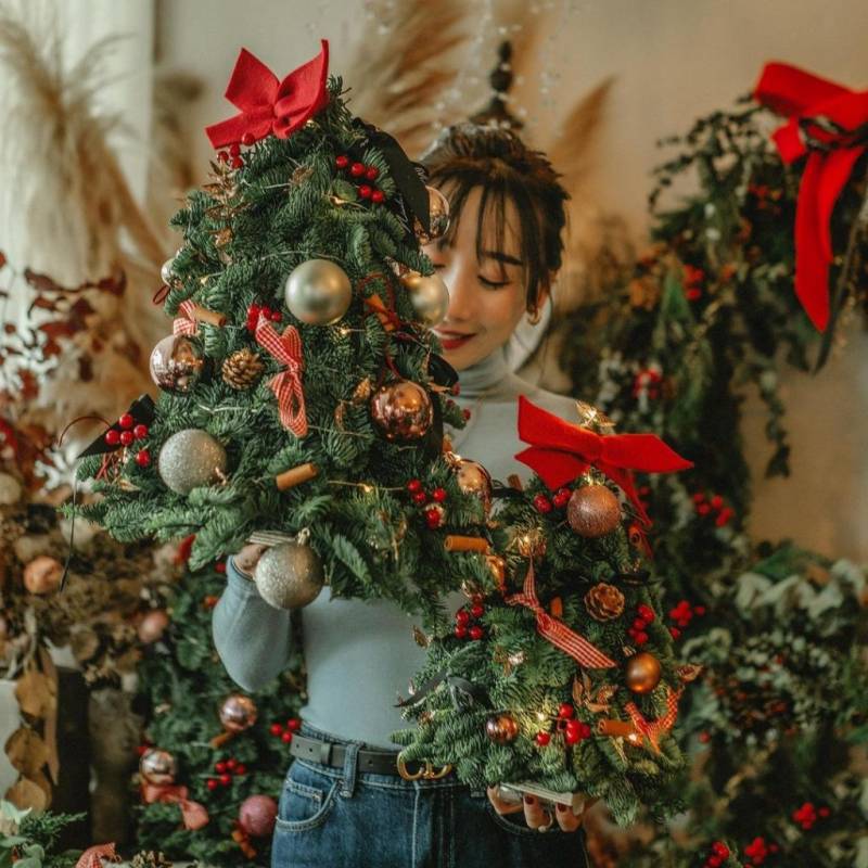 花花世界💐 Cafe De Nicole‘s Flower聖誕氣氛超濃的神仙咖啡廳！誤闖秘境吃甜品