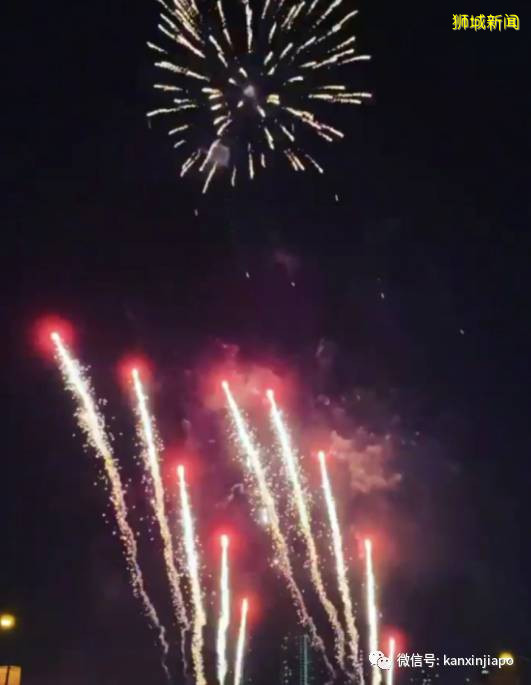 疫情籠罩2020新加坡國慶,絢爛煙花全島怒放,祈禱平安,瘟疫退散