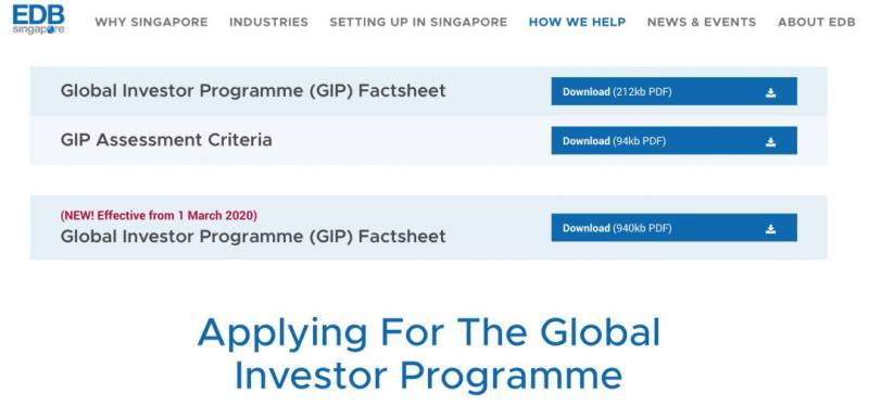 新加坡 | 投资移民门槛调高