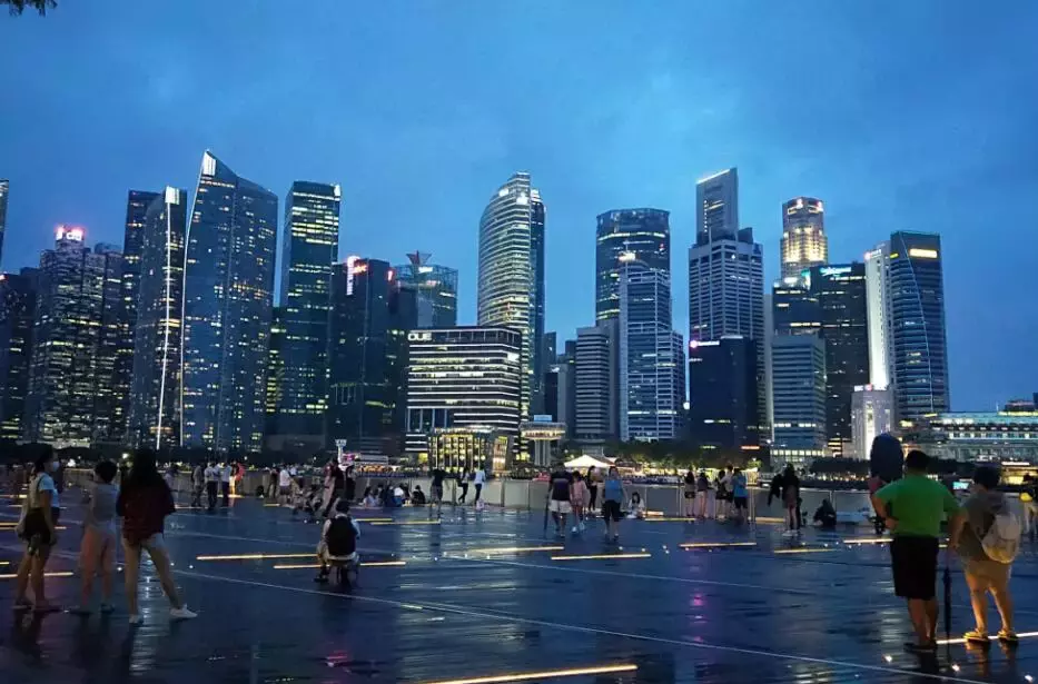 你好！2022！新加坡雨中跨年夜！生機盎然！充滿希望