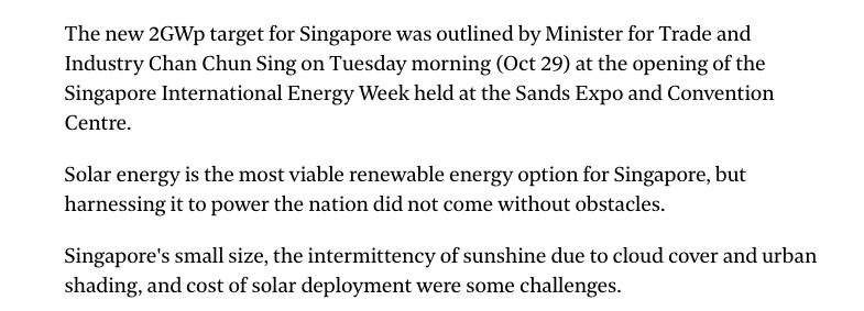 新加坡将加大太阳能生产力度,到2030年为35万户家庭提供电力