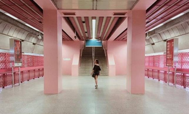 一大波美图来袭~新加坡最美地铁站