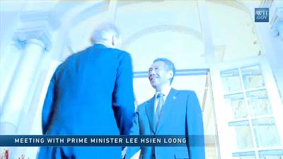 李顯龍發文祝賀拜登！拜登曾在新加坡街頭閑逛，買了一杯甘蔗汁