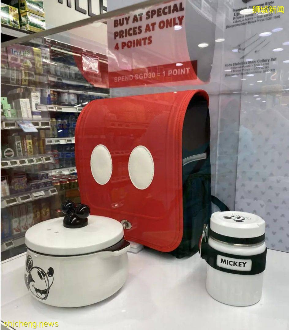 FairPrice推出联名商品😍 独家米奇老鼠系列家居用品,使用消费积分换取👏 可享高达72%的折扣优惠