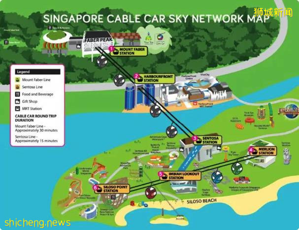 新加坡圣淘沙缆车游, 现在限时促销往返只要 $2
