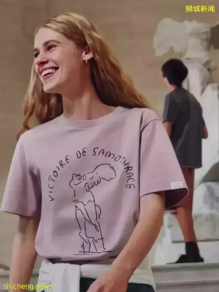 优衣库推出卢浮宫 x Yu Nagaba联名款!当艺术遇上简笔画,有颜又有梗