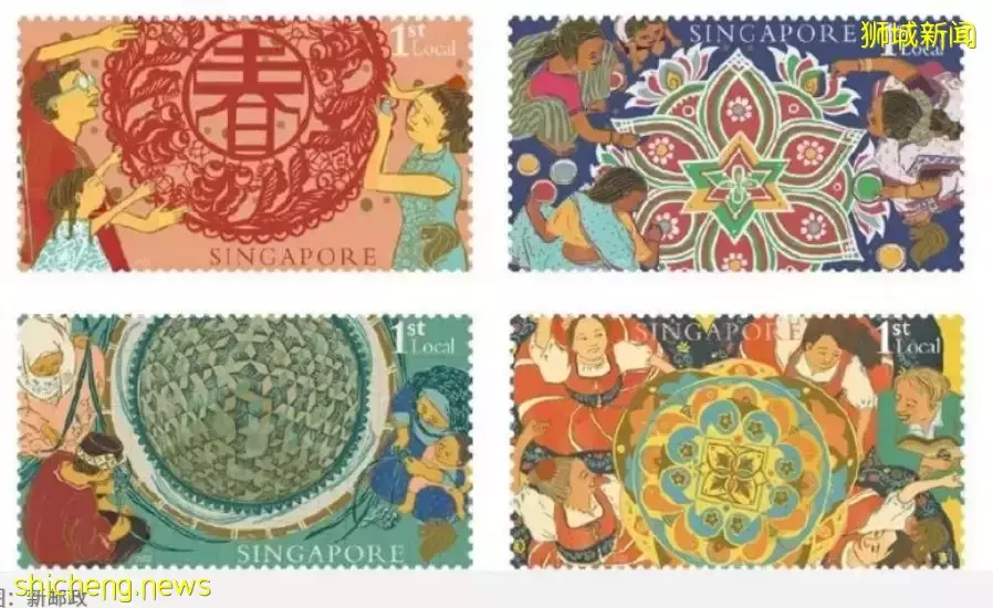 新國郵政公司發行紀念郵票　描繪四大重要節日