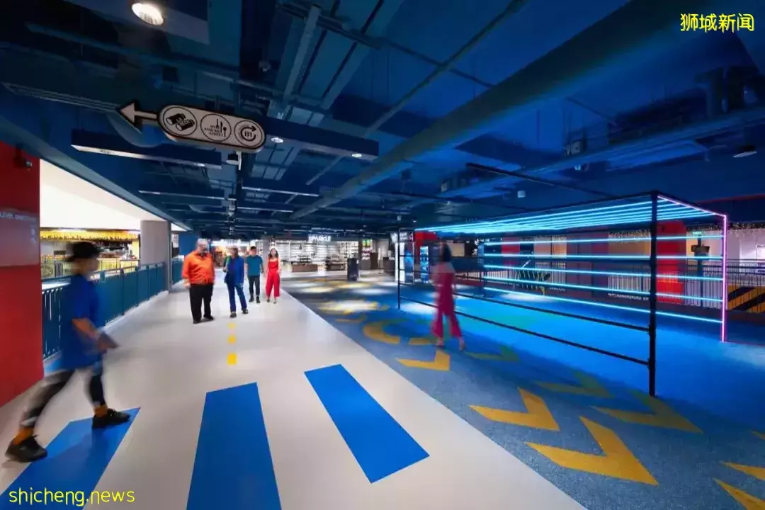 新加坡老商場改造,用工業霓虹升級視覺地標