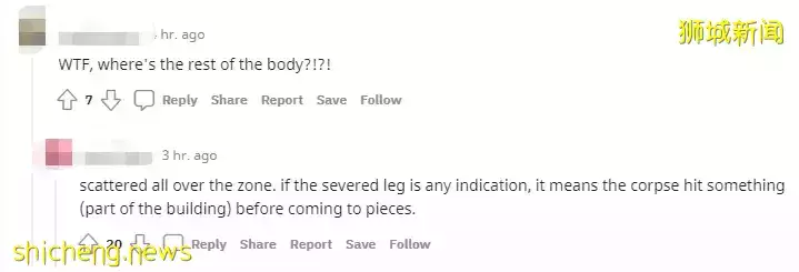 恐怖,視頻瘋傳!新加坡新組屋樓下驚現人體斷肢,31歲男子確定死亡