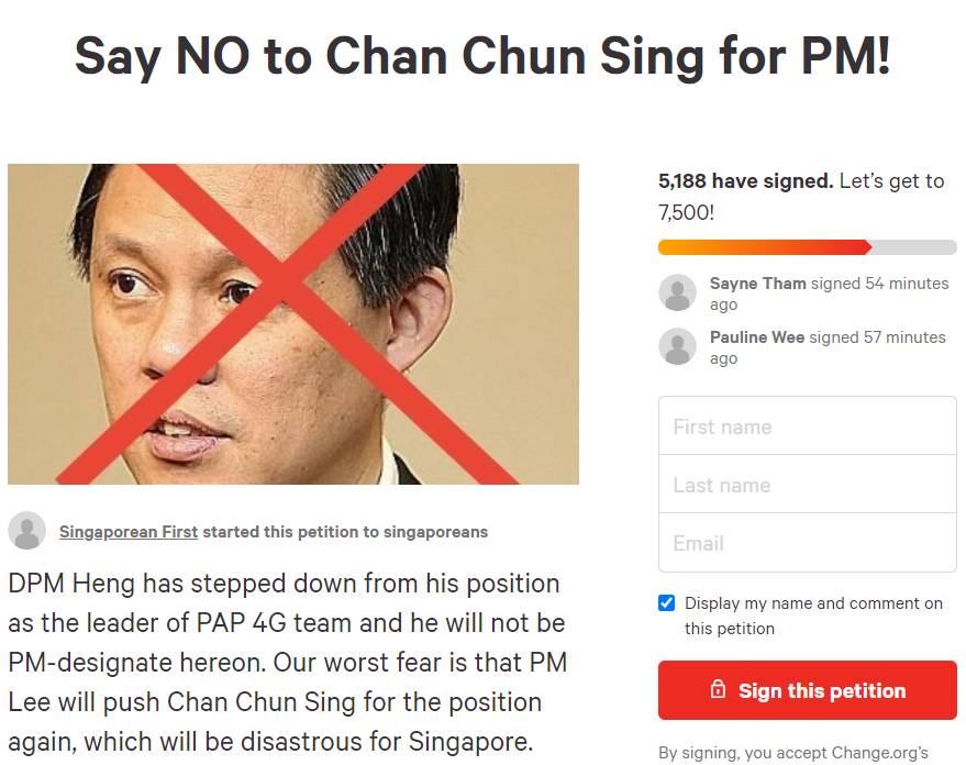 陈振声最有可能成总理接班人?新加坡网上支持者VS反对者吵起来了