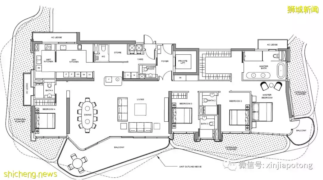 新加坡版凡尔赛,超级豪宅项目 柏皓,高净资产人士选择,稀缺大平层永久地契,花园和建筑融为一体