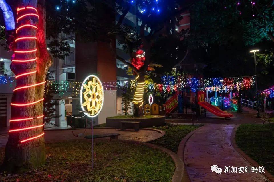 無須到烏節路人擠人，也能在組屋區感受溫馨的聖誕氛圍