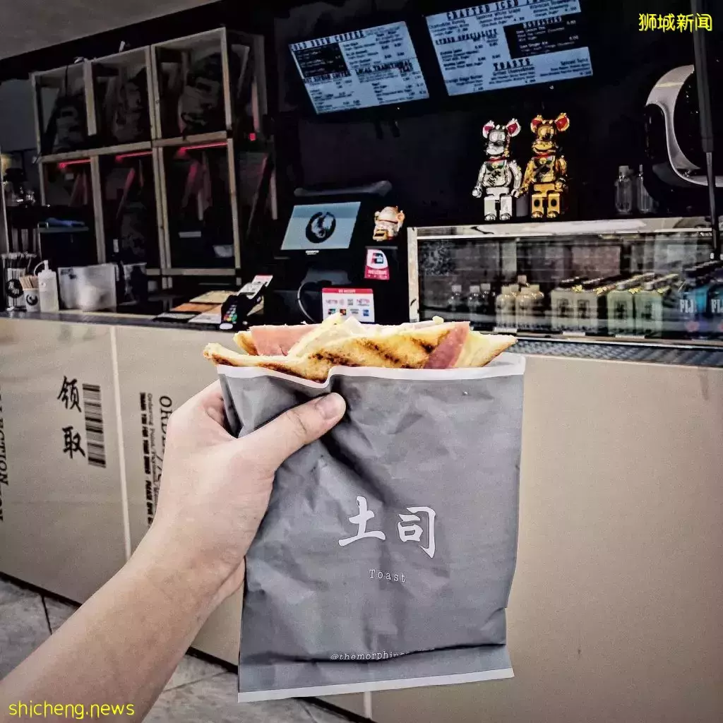 超好吃的黑芝麻烤吐司@PLQ,搭配新鲜咖啡YYDS