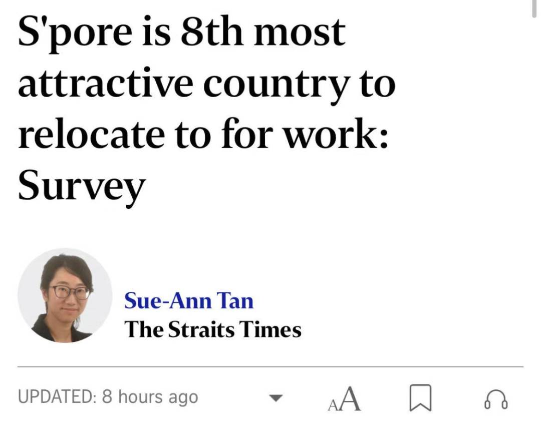 中國的互聯網人，爲什麽要去新加坡工作