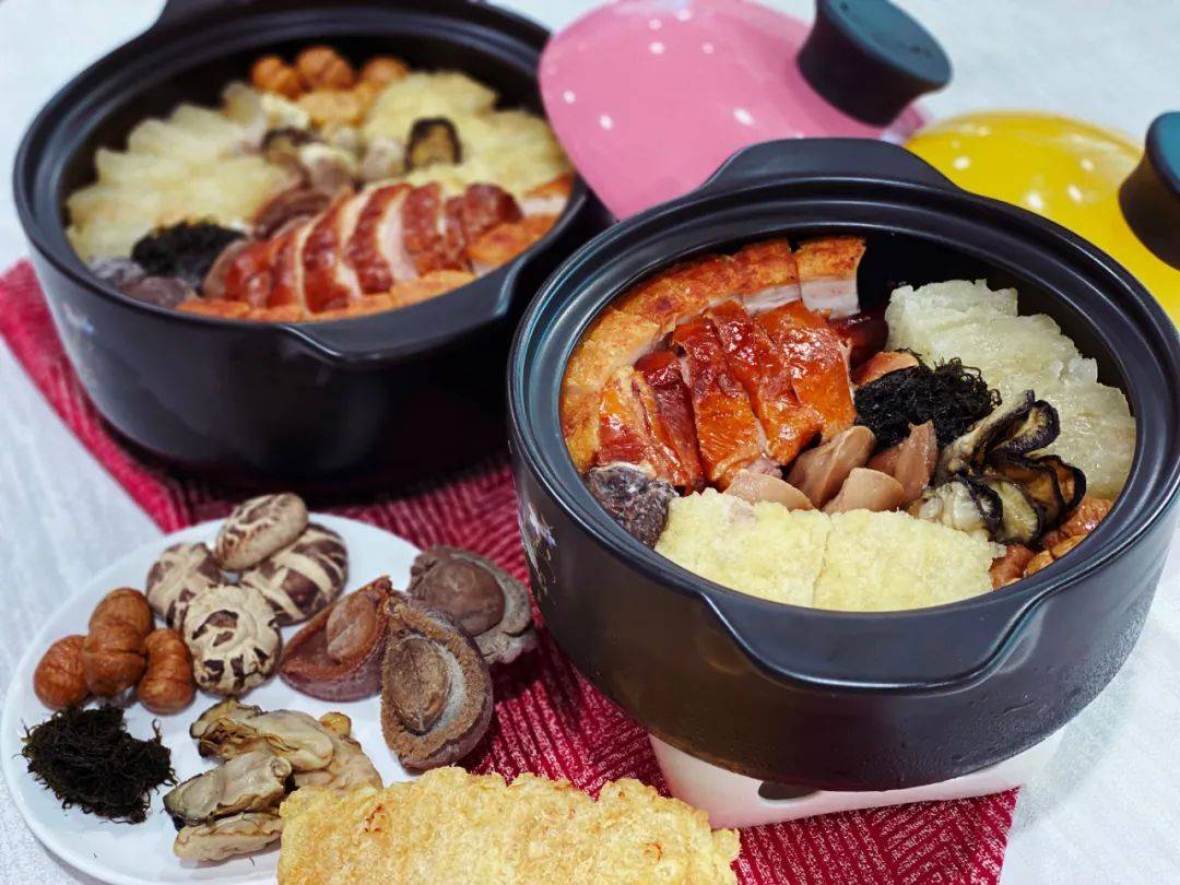 甘牌燒味聯手潮州發記首創新年盆菜和金鴨