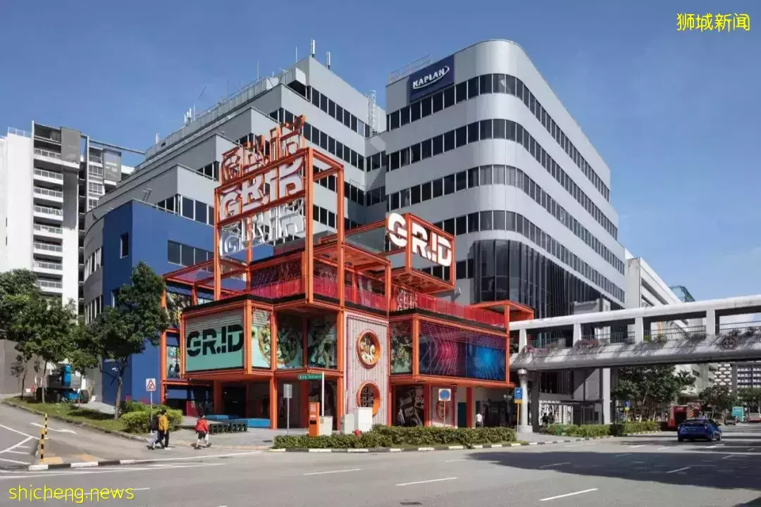 新加坡老商場改造，用工業霓虹升級視覺地標