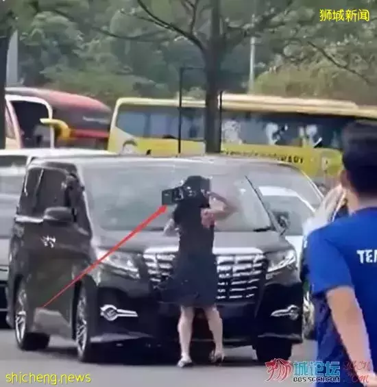 新加坡女“路霸”第三弹：神巧合！肉身拦车与连环车祸车牌居然一样