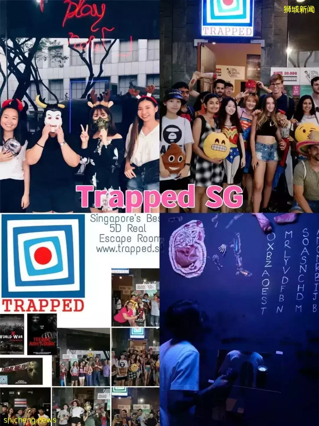 新加坡最流行的烧脑游戏,7间超炫主题密室逃脱