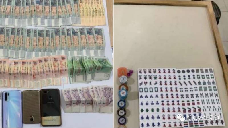 22男女涉非法赌博被新加坡警方逮捕