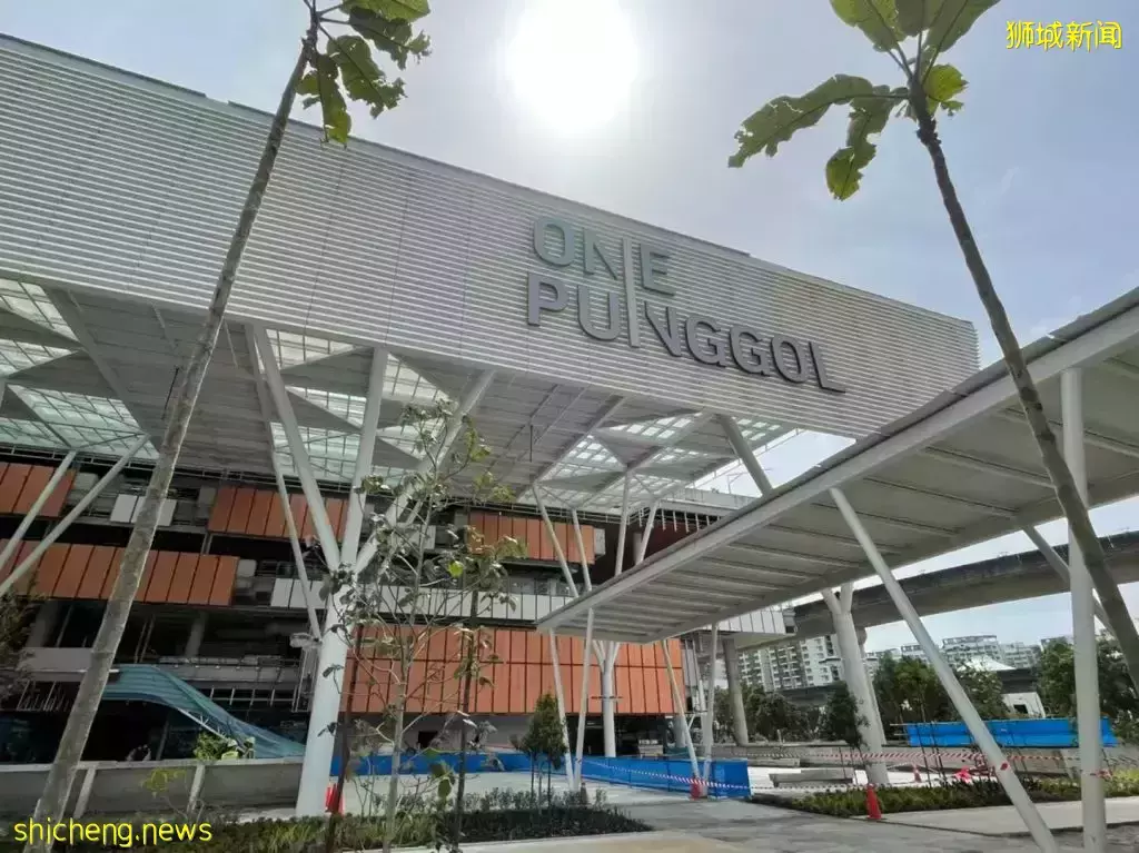 全新Punggol Town Hub即将建成，预计明年年中开业！设有超大美食中心&amp;图书馆